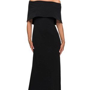 *La Femme 28209SC Mother of the Bride Black Size 14